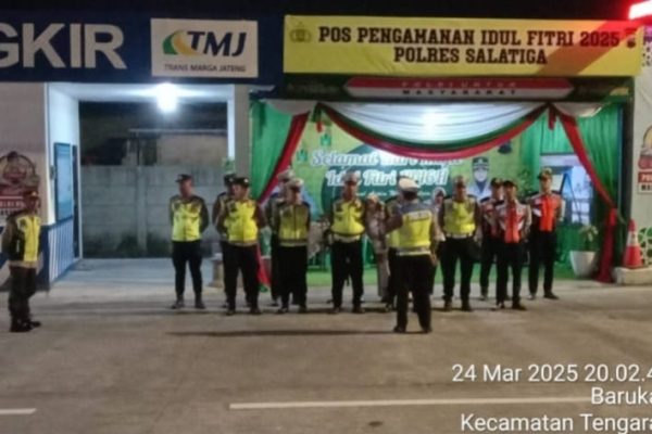 Kapospam Tekankan Kepada Anggota Pospam Exit Tol Tingkir Jaga Kewaspadaan